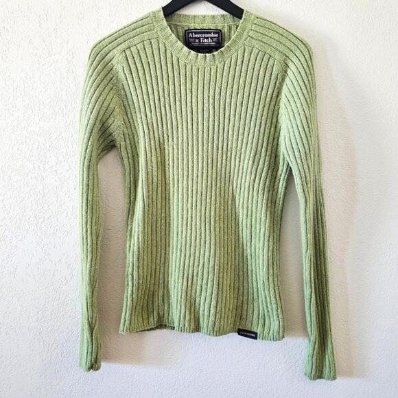 Abercrombie & Fitch Retro Lime Sweater - Picture 1 of 5